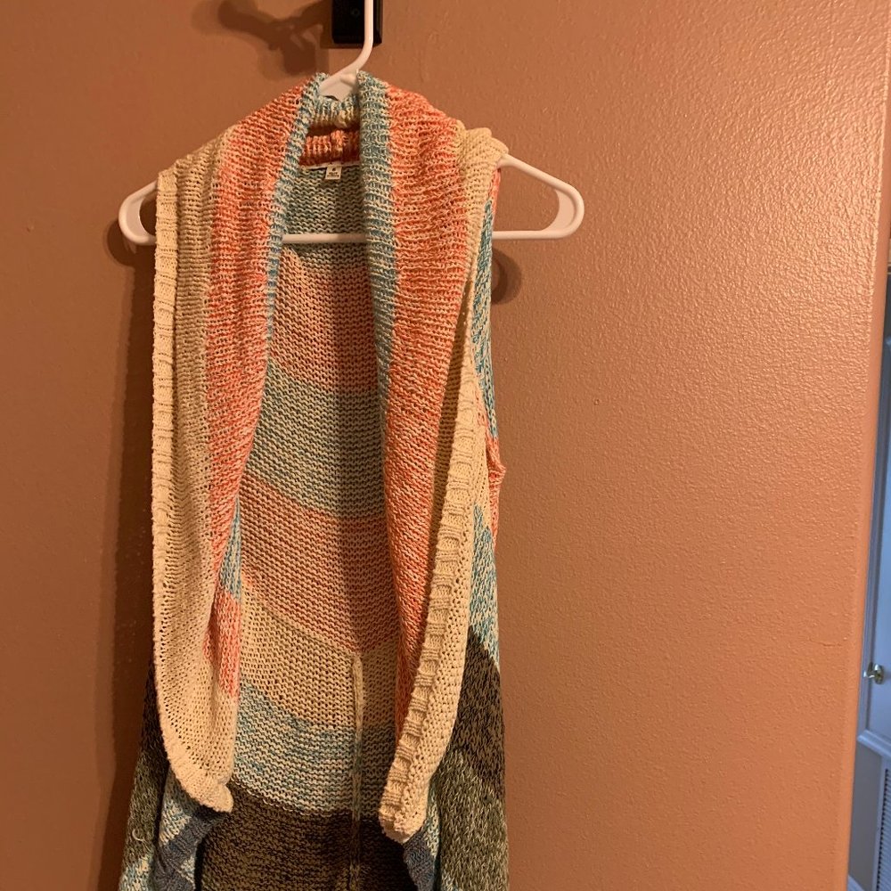 Cabi Lineup Circle Sweater Vest - Size S